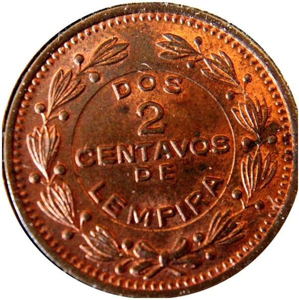 2 Centavos Honduras KM#78 - CoinsDB