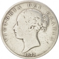 1/2 Crown Great Britain KM#756. Reverse