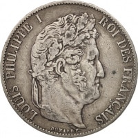 5 Francs France KM#749.13. Reverse