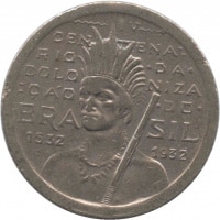 100 Reis Brazil KM#527. Reverse