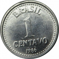 Centavo Brazil KM#600. Obverse