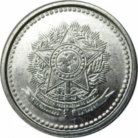 Centavo Brazil KM#600. Reverse