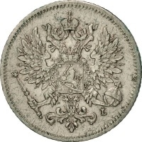 25 Pennia Finland KM#6.2. Reverse